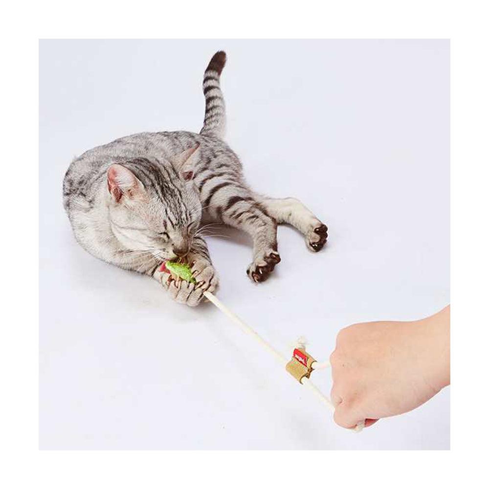 Petio Loofah & Leather Dental Care Toy String - Cats1stUK