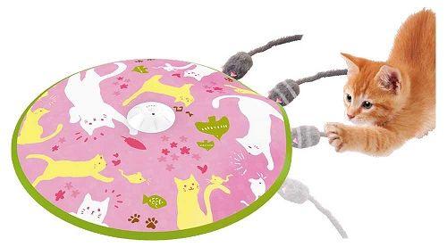 Nyanta Club Go-Go Electric Spinning Playground - Cats1stUK