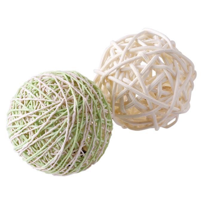 CattyMan Rattan Cat Balls - Cats1stUK