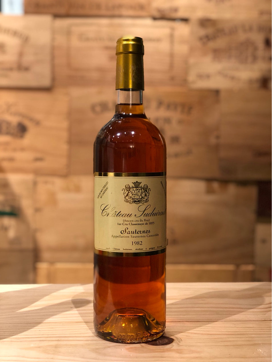 Chateau Suduirant Sauternes Sweet Wine 1982 750ml (Tax Included)