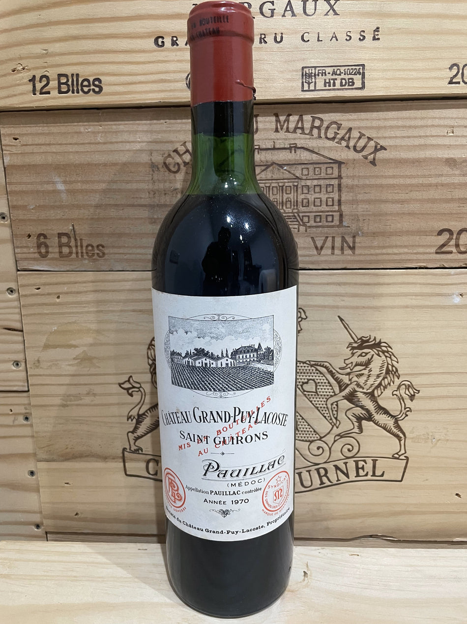 Chateau Grand Puy Lacoste 1970 750ml (Tax Included)