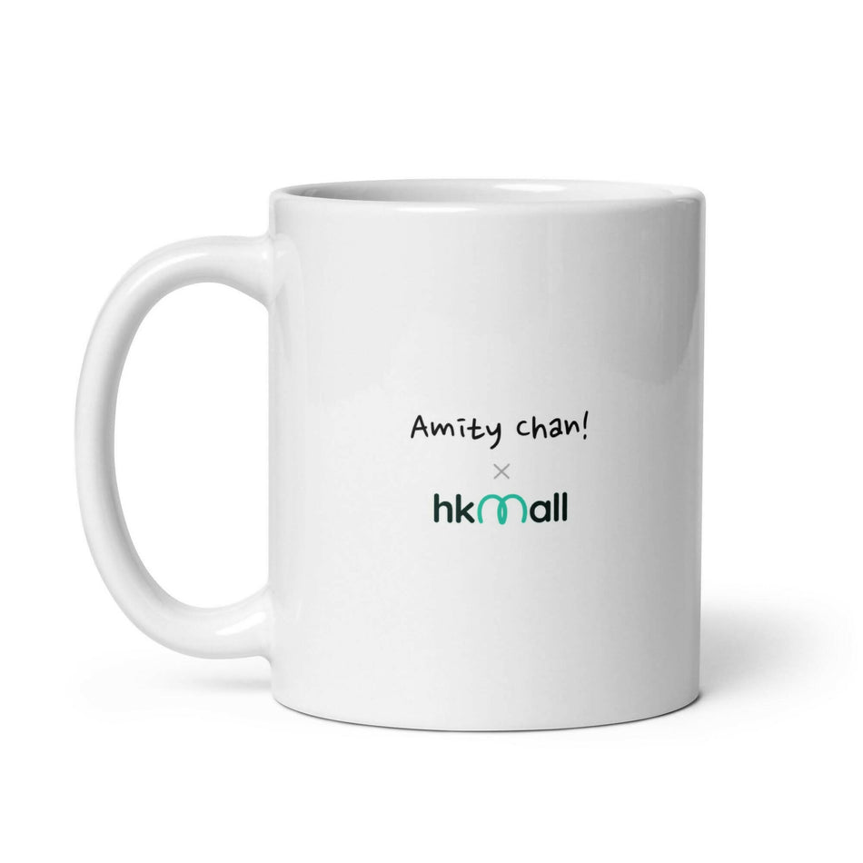 Ping Pong white glossy mug