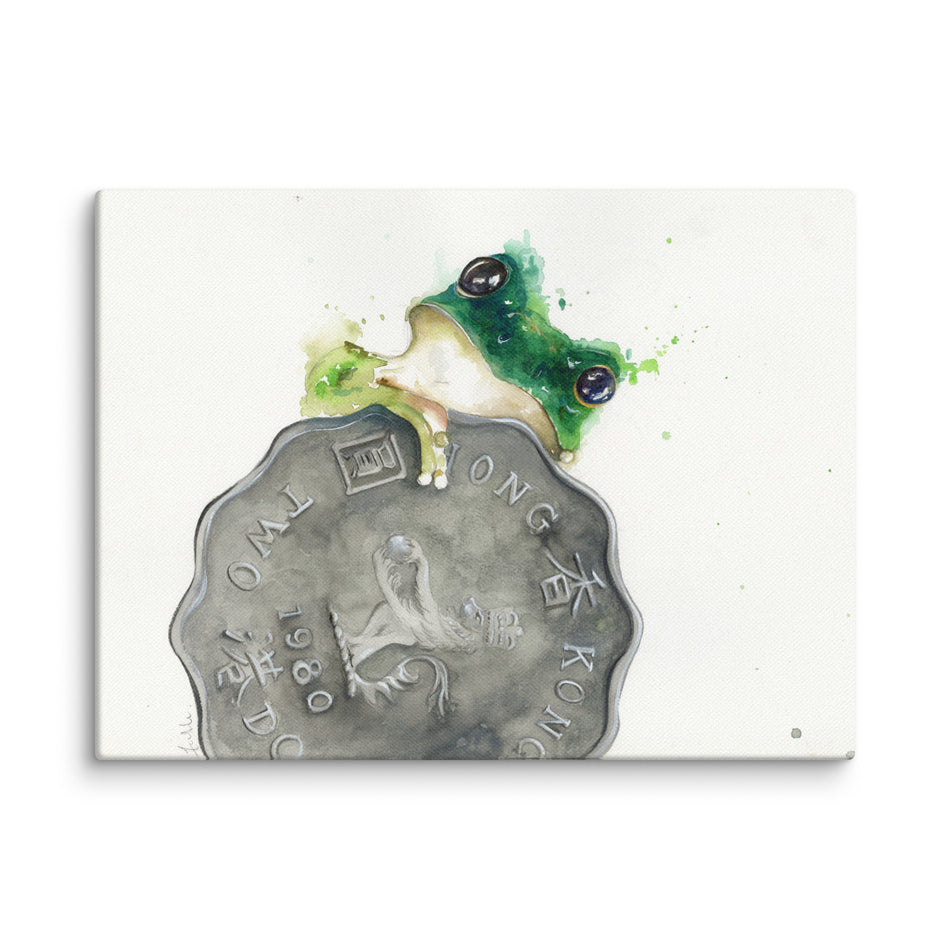 Emilism Frog Canvas