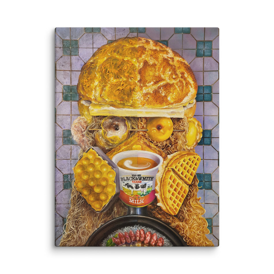 Hong Kong Foodie 茶餐人 Canvas Print