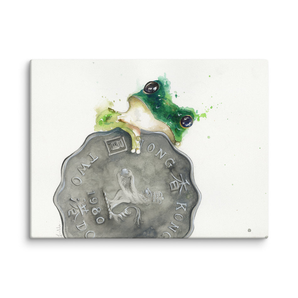 Emilism Frog Canvas