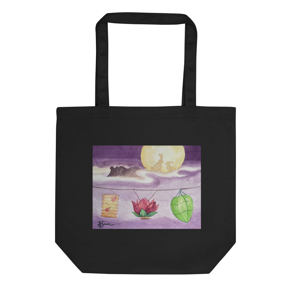 Mid-Autumn Moon with lanterns Eco Tote Bag