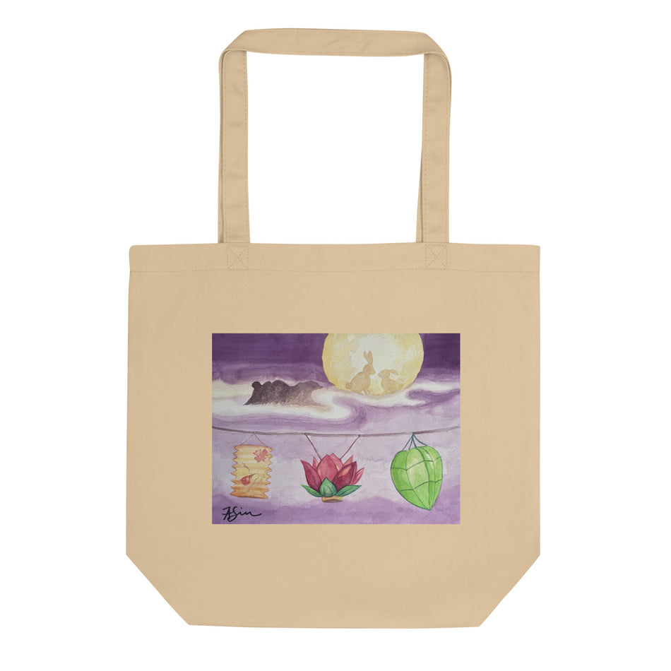 Mid-Autumn Moon with lanterns Eco Tote Bag