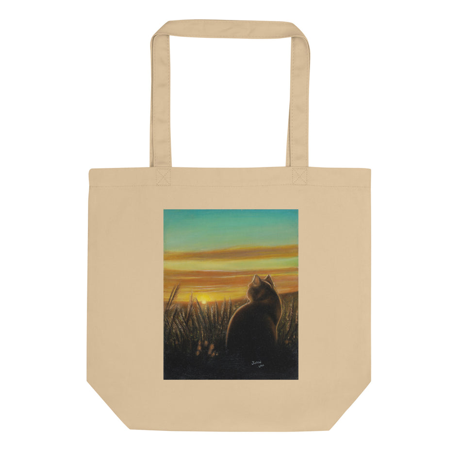 CAT SUNSET Eco Tote Bag