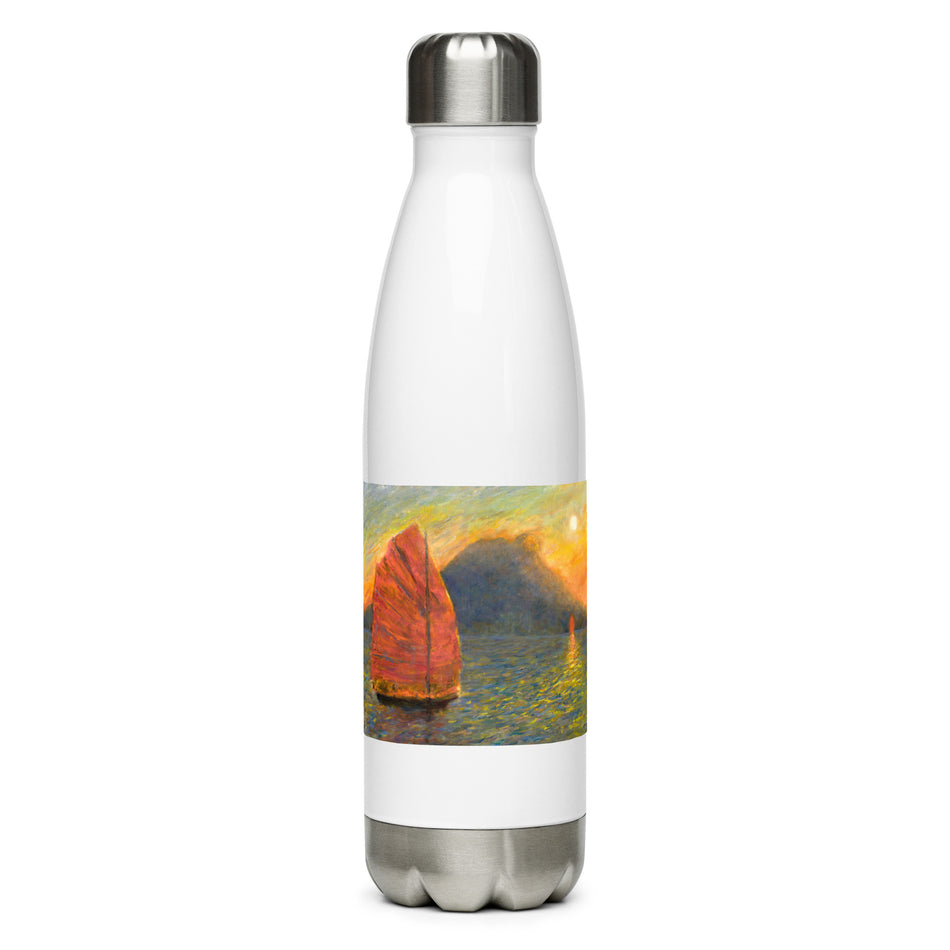 Beneath The Lion Rock stainless steel water bottle