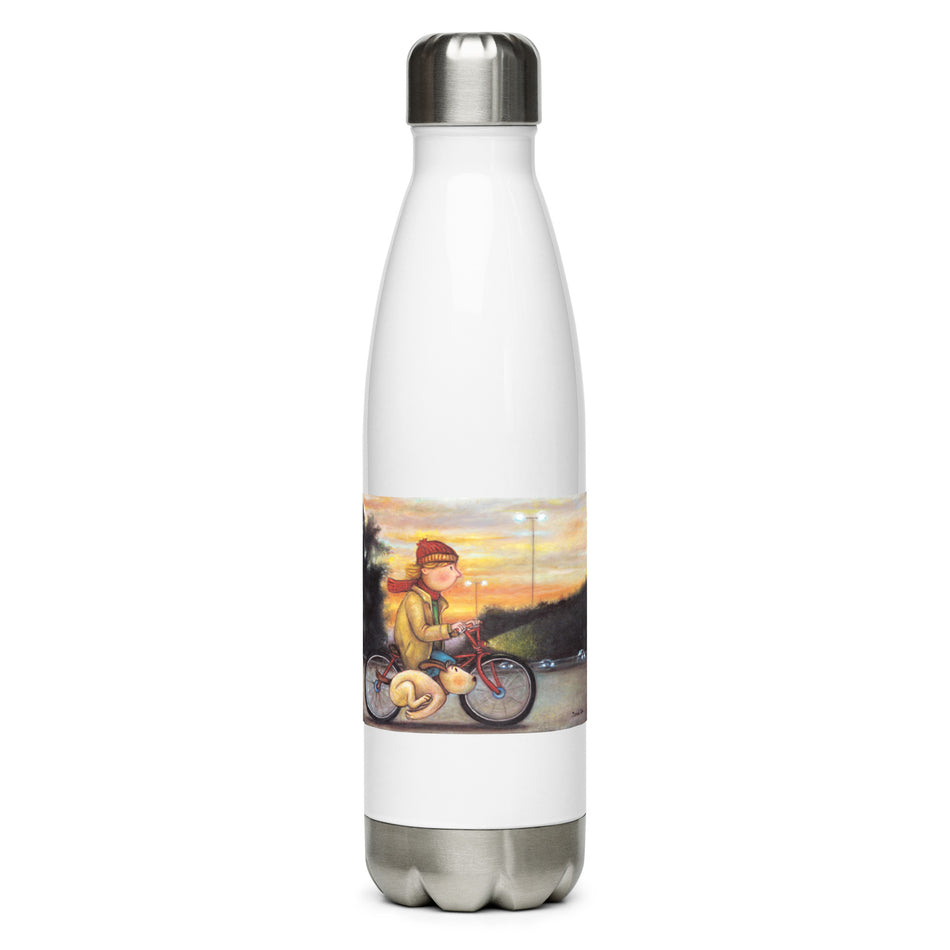 Bike Dog stainless steel water bottle