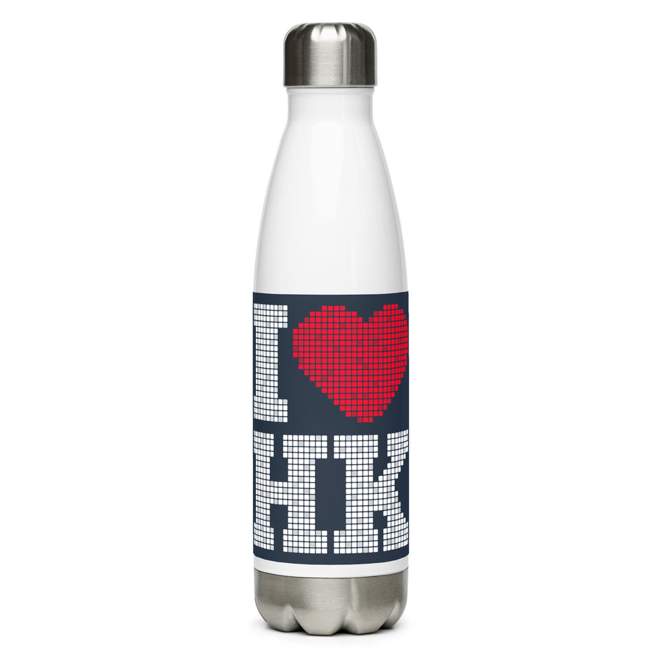 I Love HK stainless steel water bottle