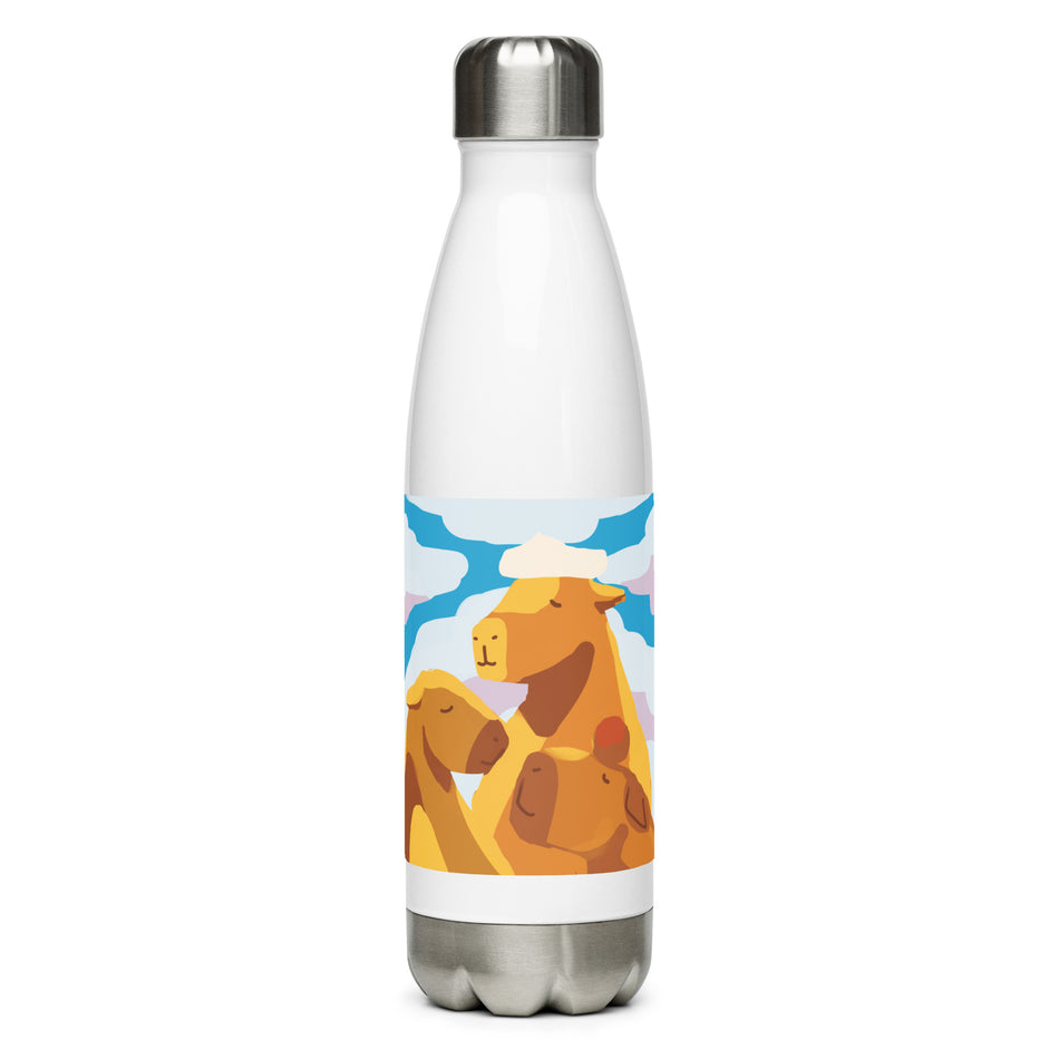 Capybara Bath stainless steel water bottle