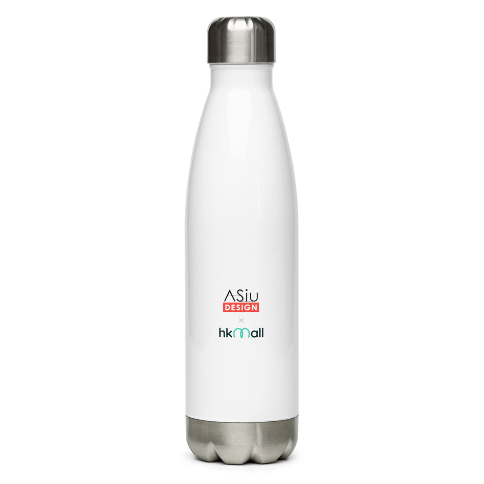 Mid-Autumn Moon with lanterns stainless steel water bottle