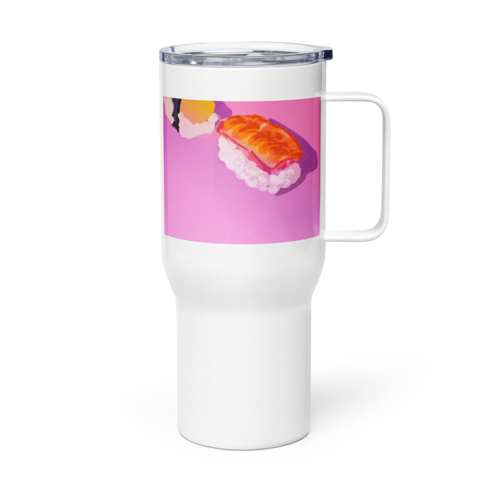 SUSHI Travel mug with a handle