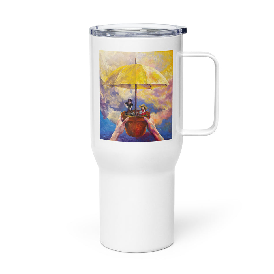 The Umbrella Planter〈種傘人〉Travel mug with a handle