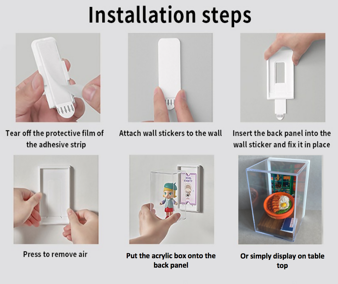 Wall cube install instruction