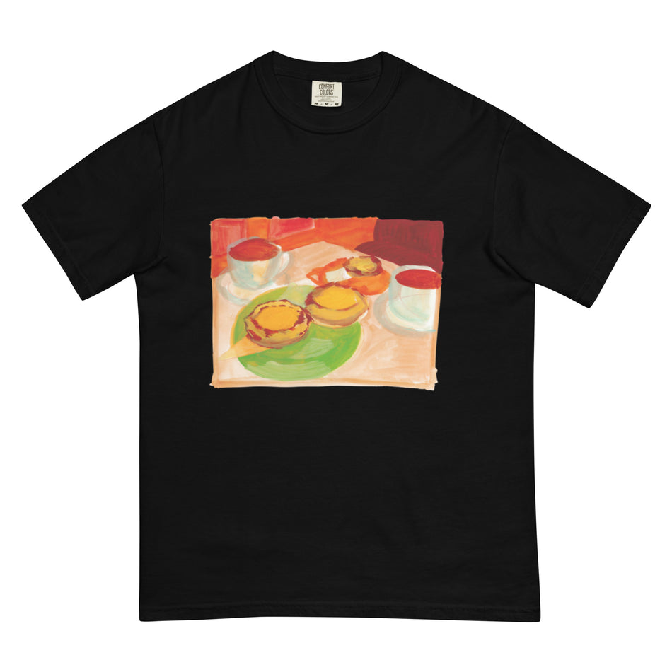 Breakfast at the Diner unisex garment-dyed heavyweight t-shirt