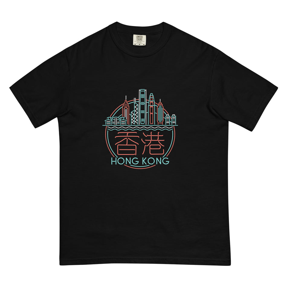 Neon City unisex garment-dyed heavyweight t-shirt