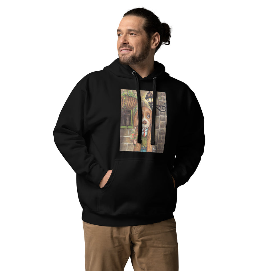 Dog Flowers Unisex Hoodie