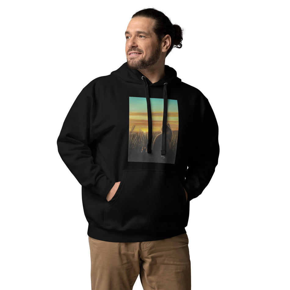 Cat Sunset Unisex Hoodie