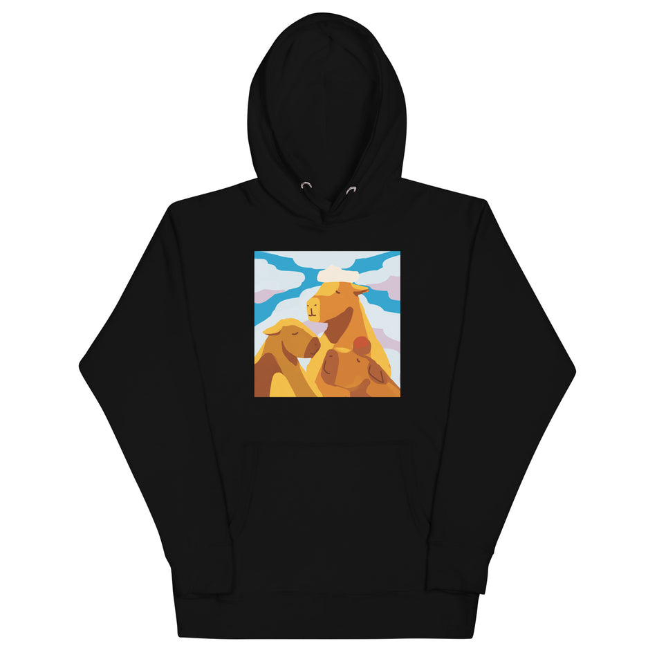 Capybara Bath Unisex Hoodie