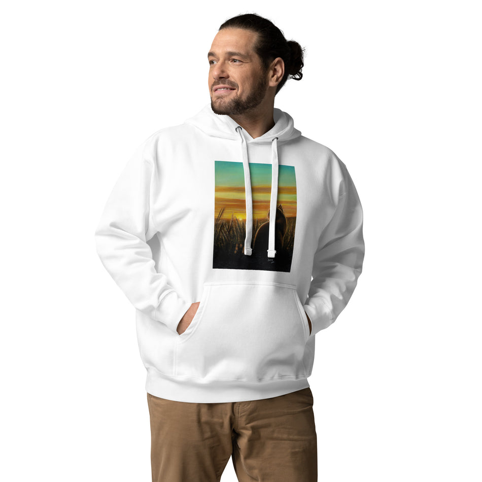 Cat Sunset Unisex Hoodie