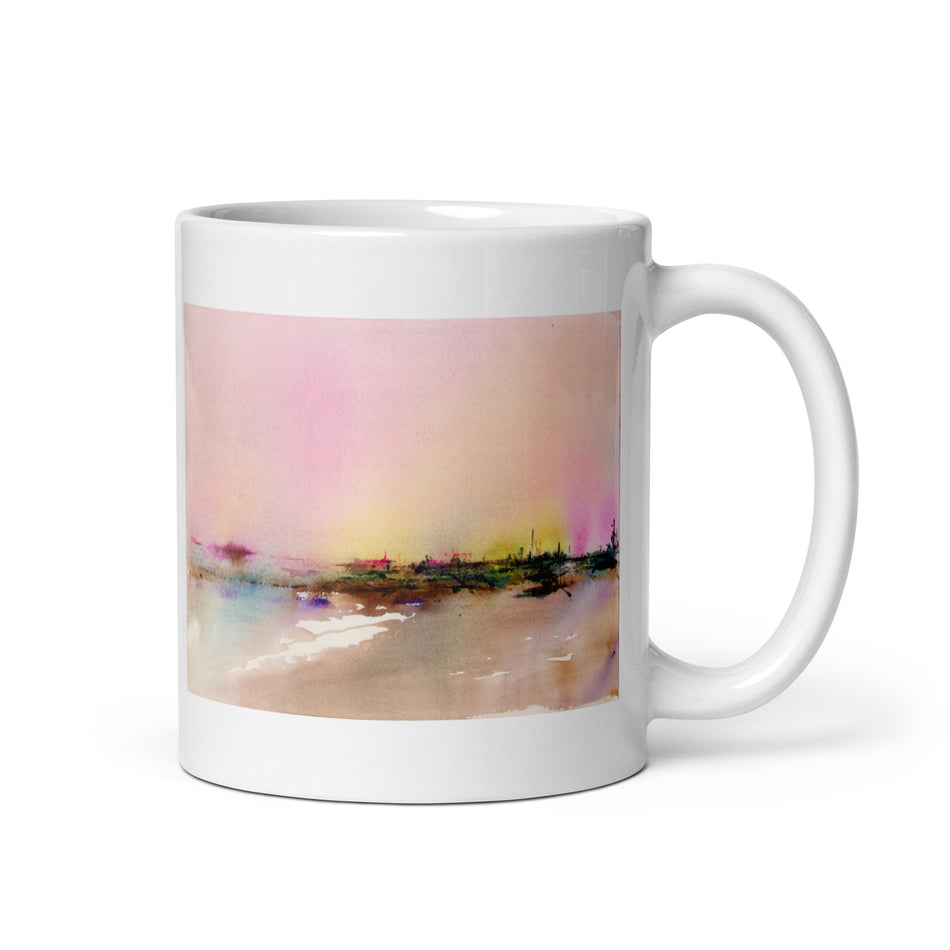 Emilism White glossy mug